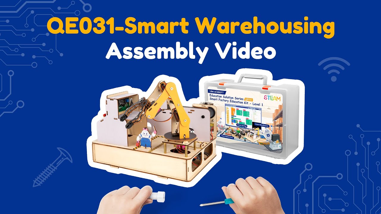 Smart Warehousing Building Tutorial | QE031 Smart Factory STEM Kit | ACEBOTT