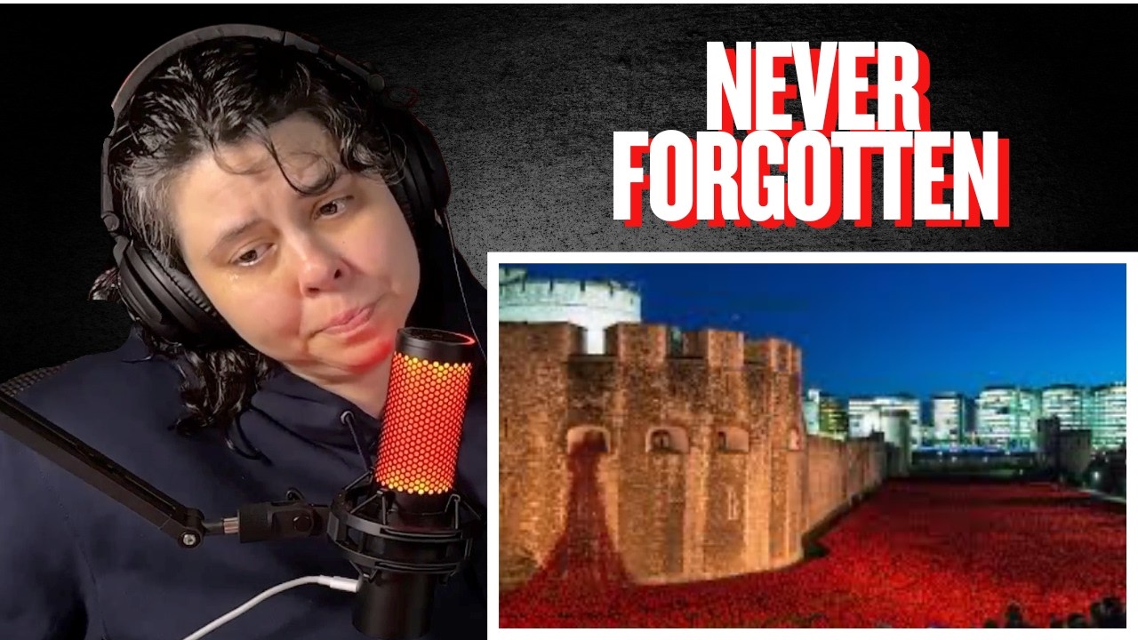 American Reacts to The Tower of London Poppies 🌺 | A Powerful Tribute to the Fallen