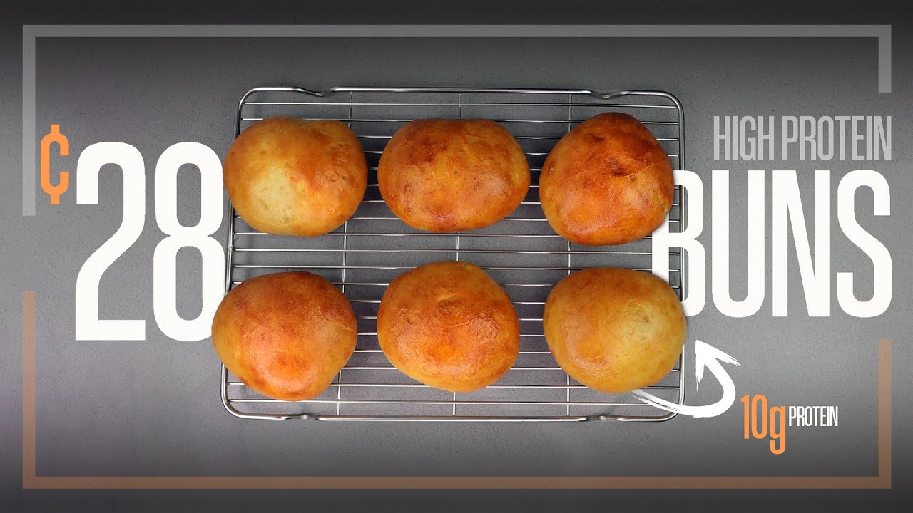 28 Cent Protein Bun Recipe | 60g Protein