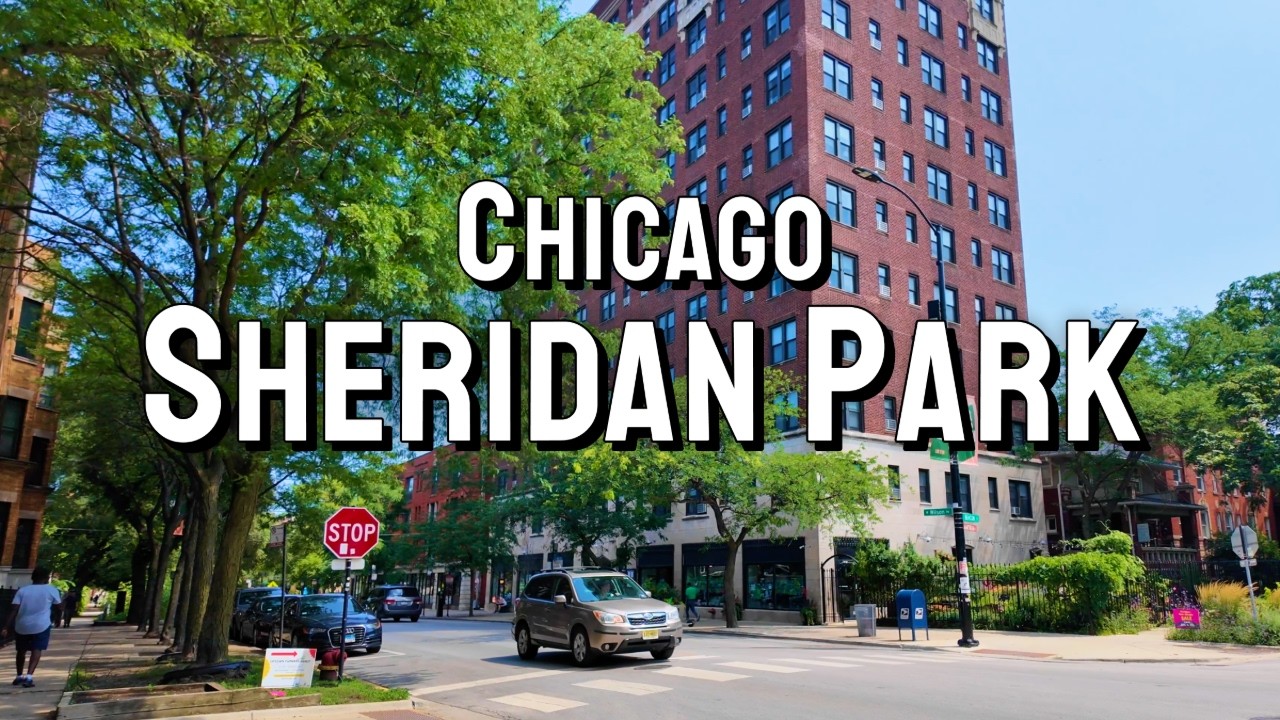 Sheridan Park | Chicago Uptown Neighborhood Walking Tour 4K