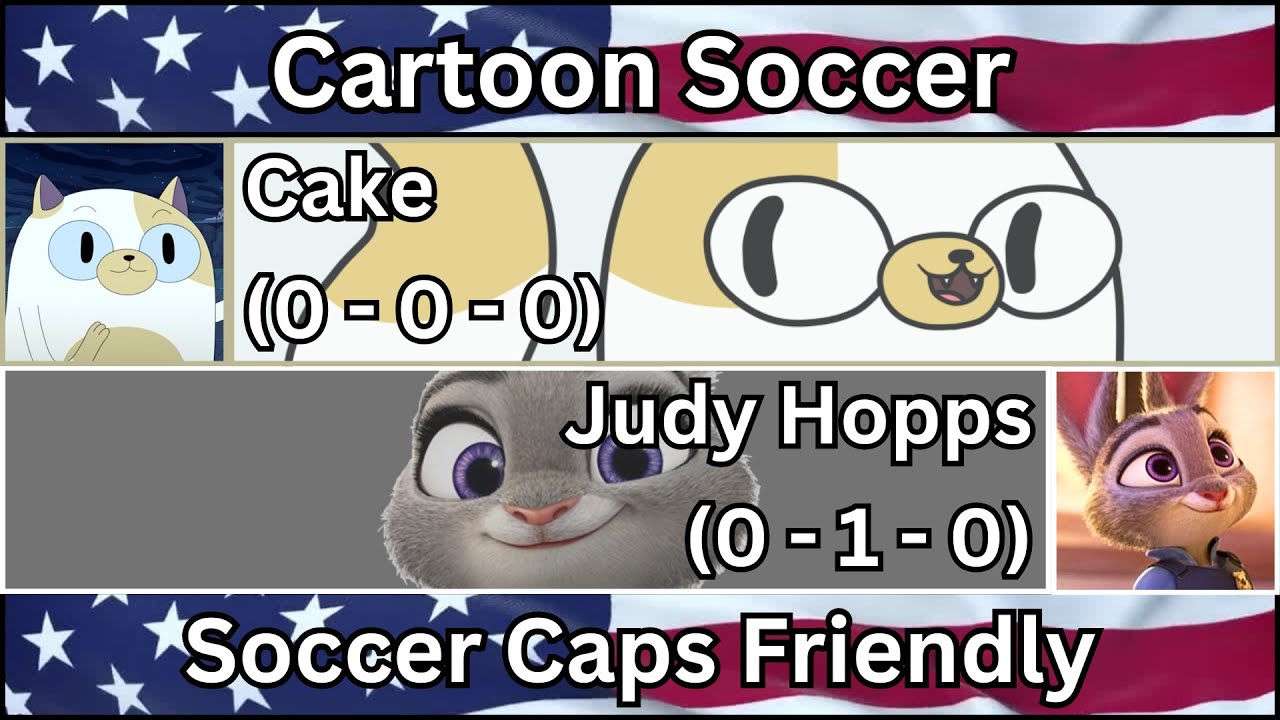 Cartoon Soccer Friendly: Cake vs Judy Hopps (January 14th, 2026)