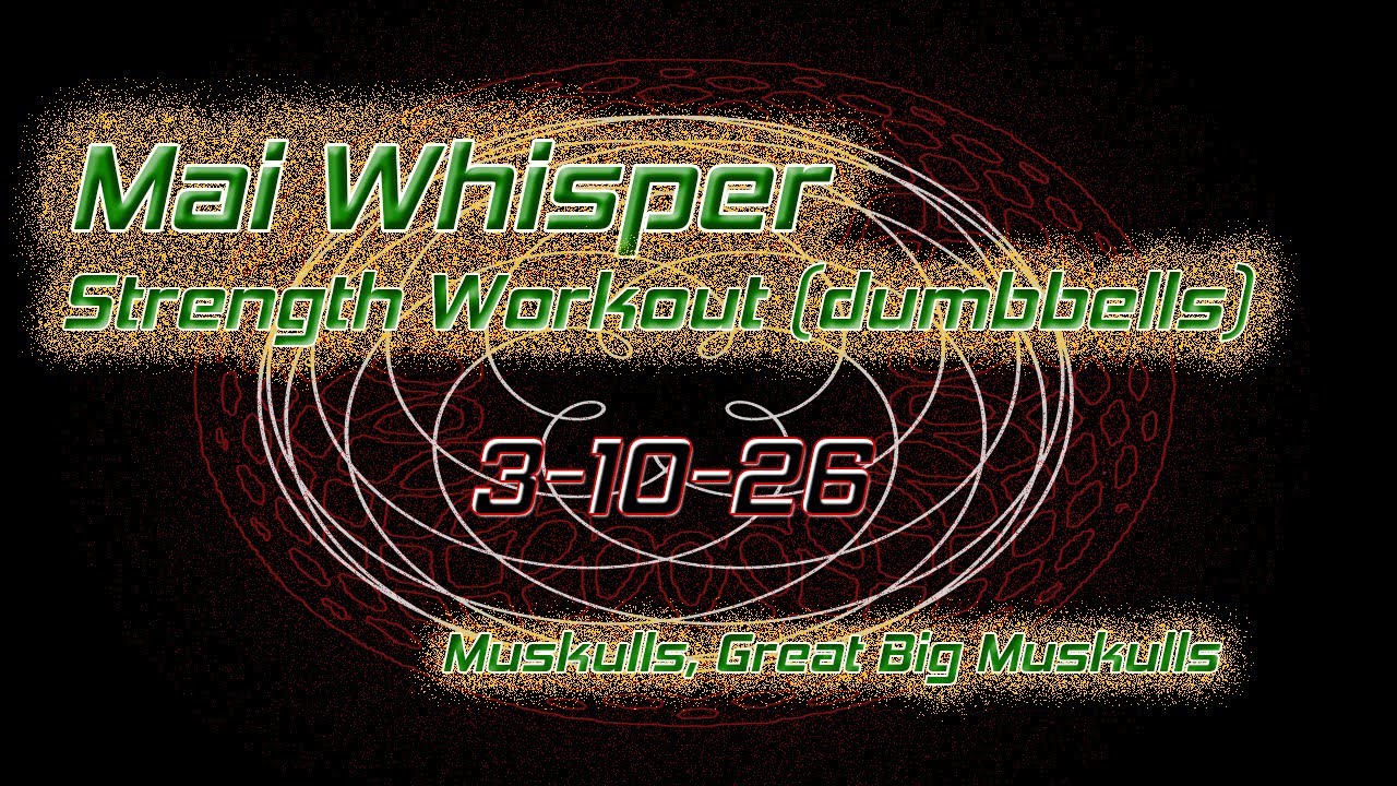 Dumbbell Workout 3-10-26