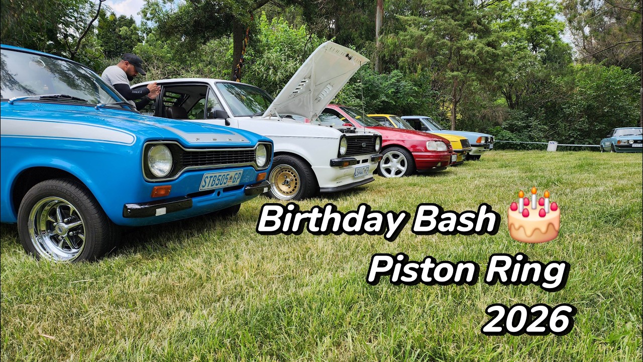 Birthday Bash Piston Ring 2026 🔥 Stunning Classic Cars #ferrocsa 