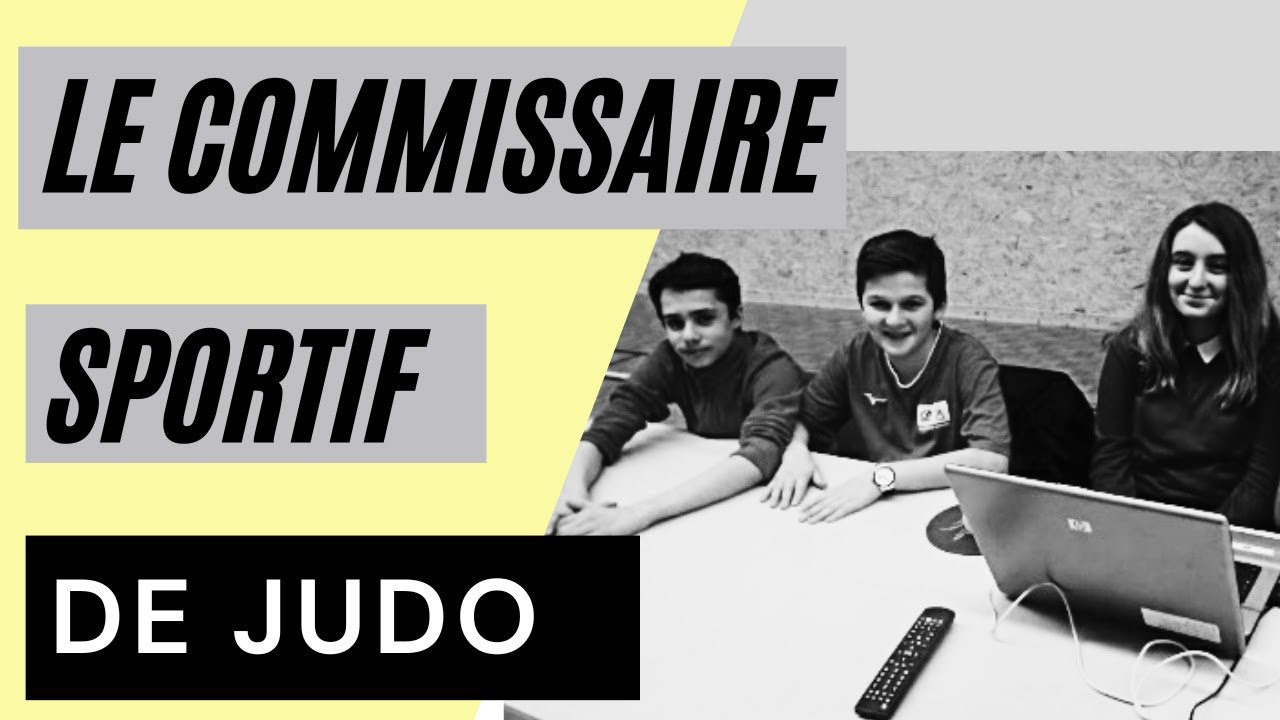 Le commissaire sportif de judo
