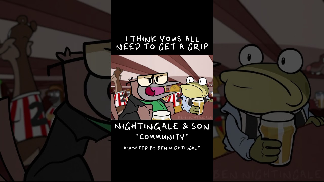 Nightingale & Son go to the pub! #cartoons #animation #comedy #funny #cartoon #family #british #art