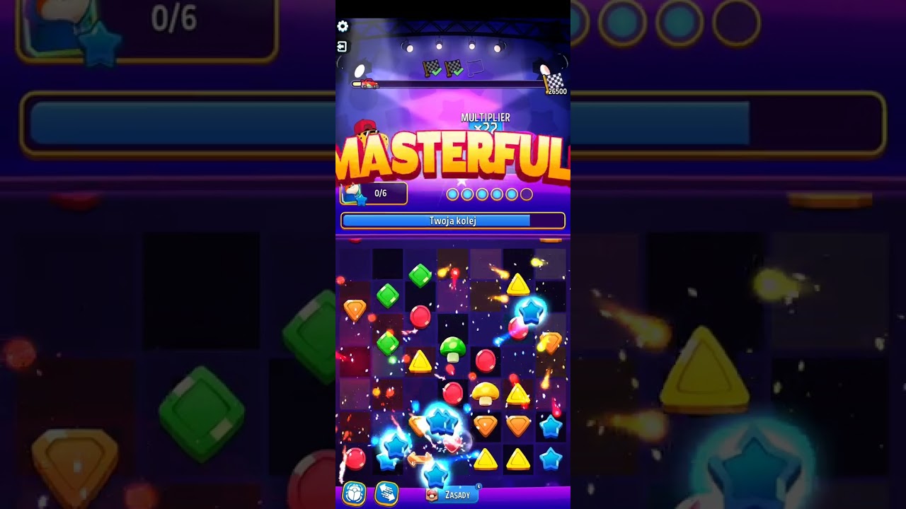 Score rally multiplier mushrooms 26500 / hard / solo quest / match masters 