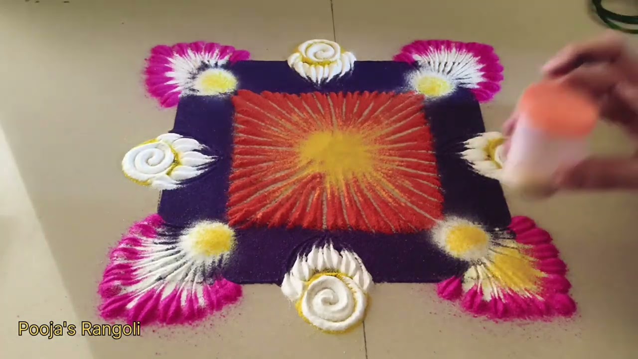 Beautiful Creative Rangoli 💮