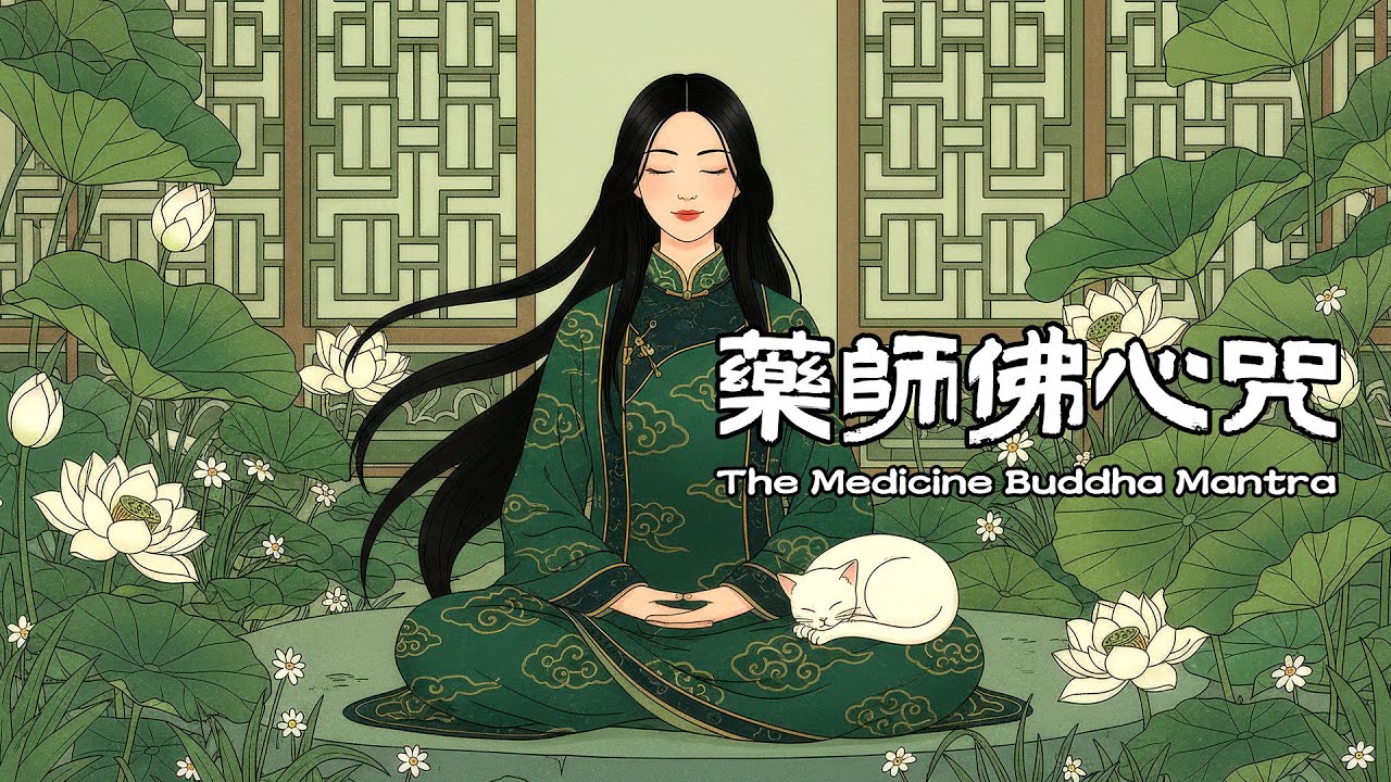 【藥師佛心咒】梵音輕拂的 1 小時誦念 讓疲憊靈魂於寧靜中復原丨 Peace & Soul Recovery #助眠 #療癒 #冥想