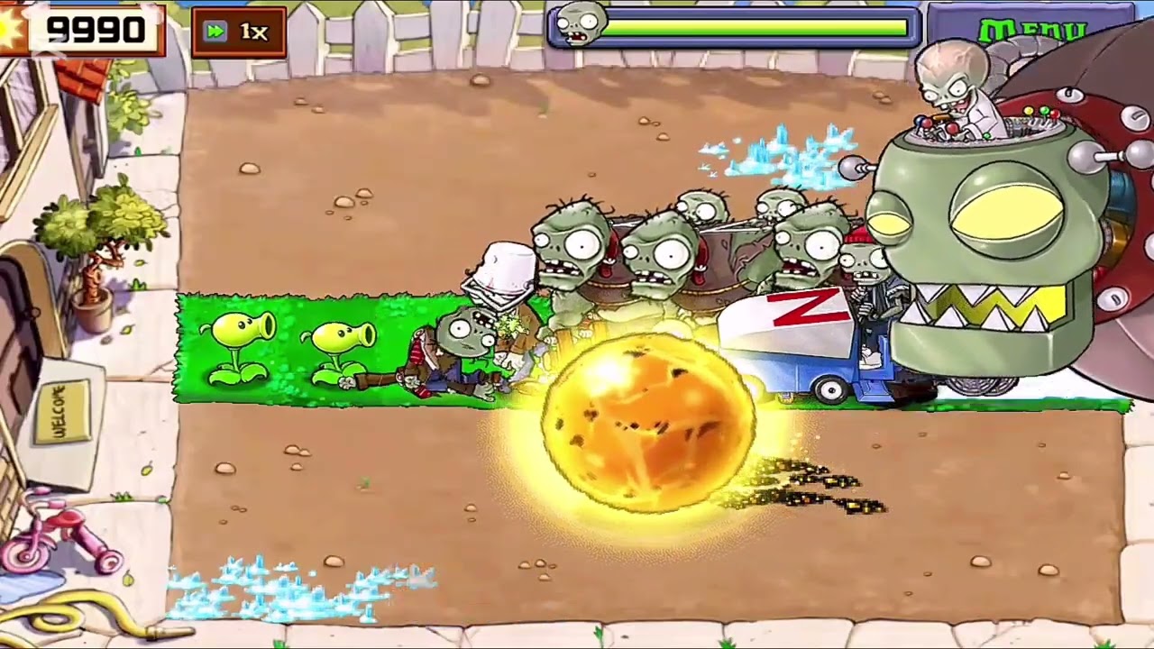 Peashooter Vs Dr.Zomboss God Repeater - Who Will Win?