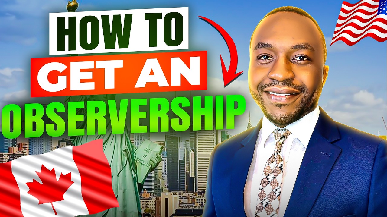 FREE Observership in Canada? YES, Here's the Process
