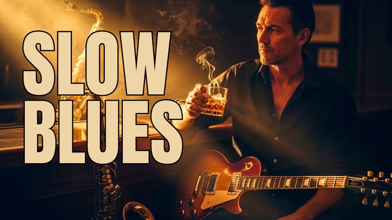[BLUES MUSIC] Soul Smooth Guitar & Sax for Late Night Reflection
