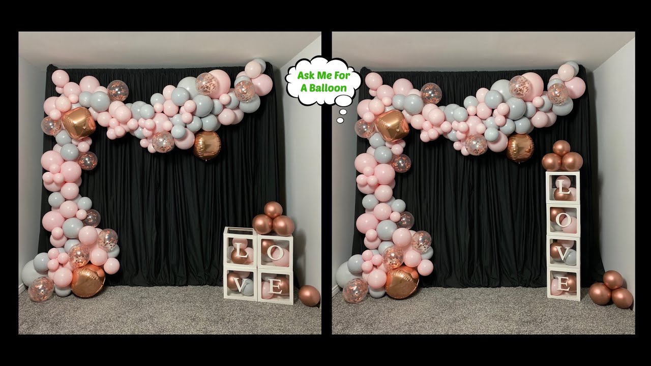 Double Stuffed Balloon Garland Tutorial