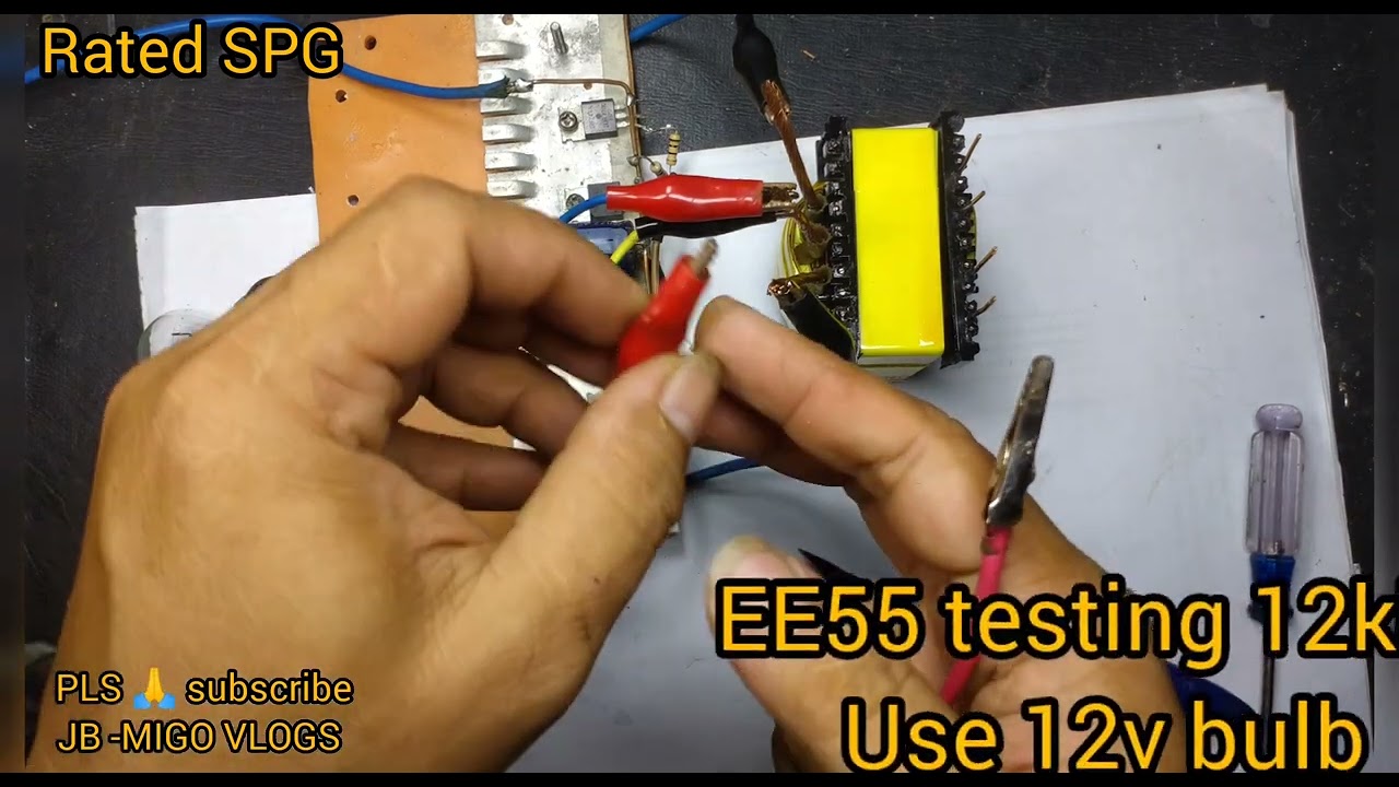 EE55 ferret transformer rewind/ usable 12khz to 83khz #diy #stunner #fishing