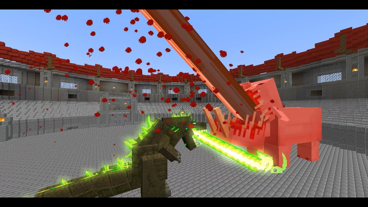 Pigzilla VS Tremorzilla [Minecraft Mob Battle]