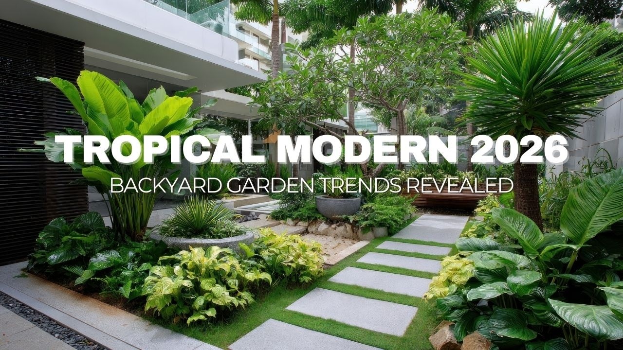 Modern Tropical Landscaping Ideas for Home 2026 Backyard Garden Trends Revealed