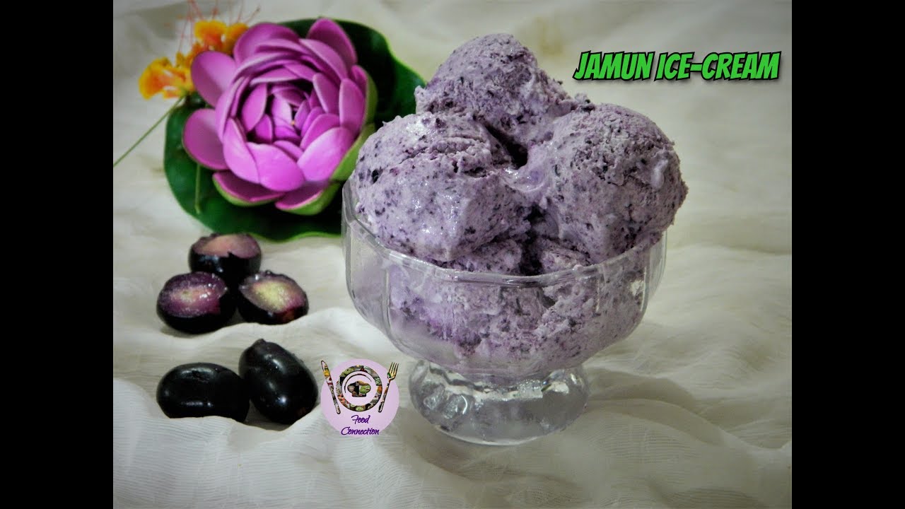 Jamun Ice Cream | Natural Flavour Ice Cream | Fresh Fruit Natural - Food Connection