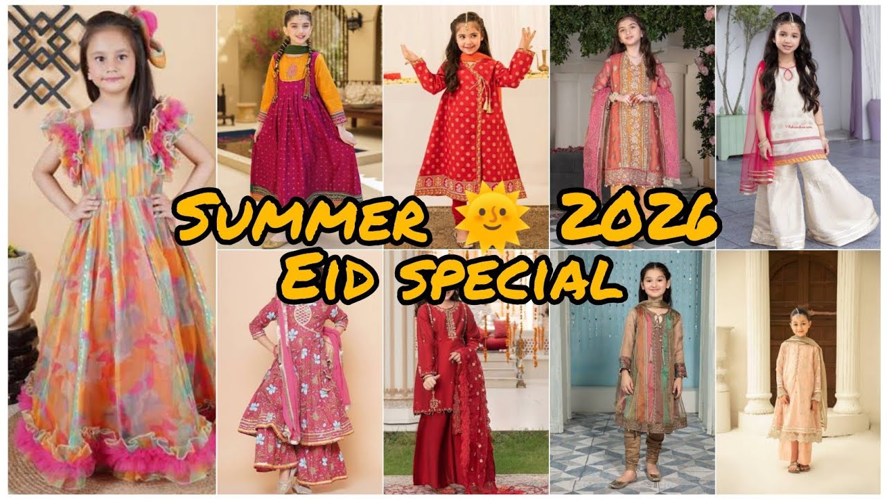 Summer 🏝️🌞 Eid dress designing ideas/2026/ little girls dressing ideas 