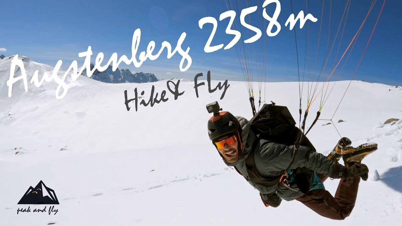 Augstenberg 2358m Hike&Fly durch Fels und Schnee
