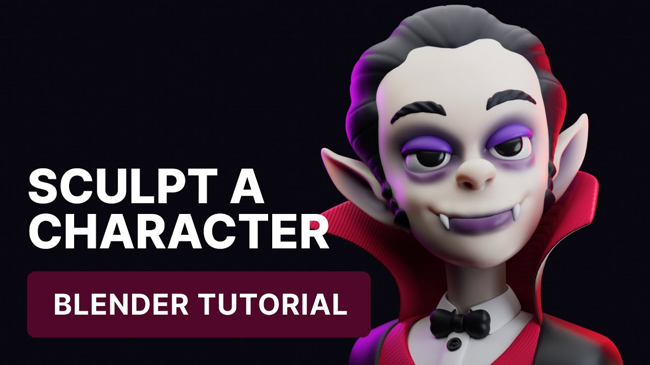 How to sculpt in Blender  - Blender Character Tutorial