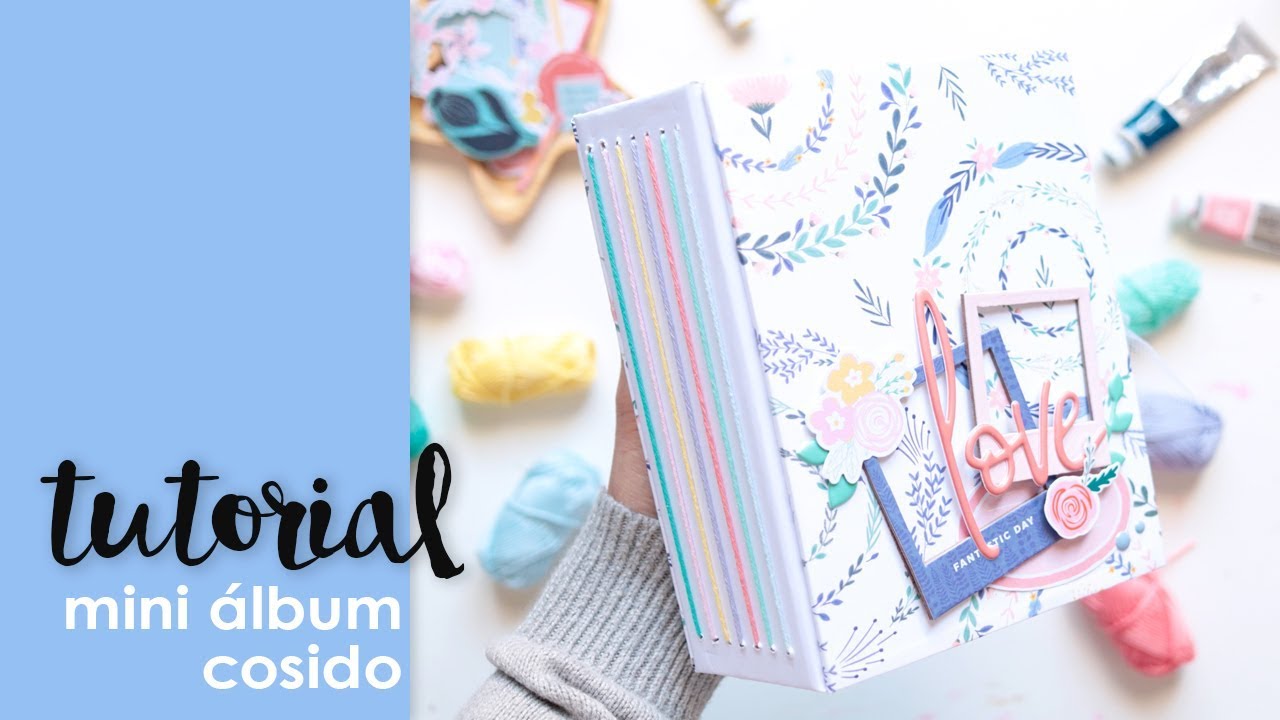 Tutorial: Cómo Hacer un Miniálbum Cosido con Pinkfresh Studio | NUNUSITE |