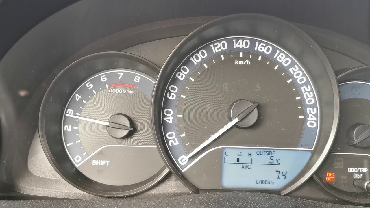 Toyota Auris 2 FL 1.3 99PS acceleration 0-100 km/h