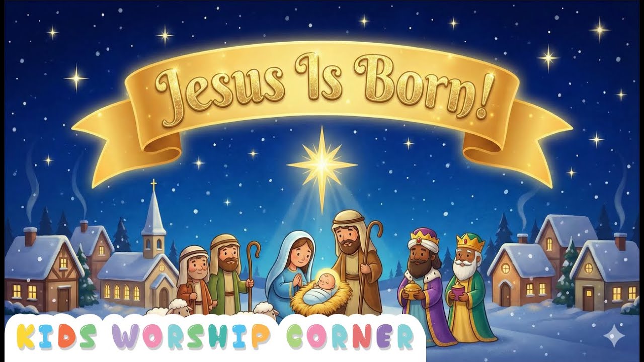 Joy To The World, Jesus Is Born. Christmas Medley | Kids Worship Corner | Christian Song For Kids.