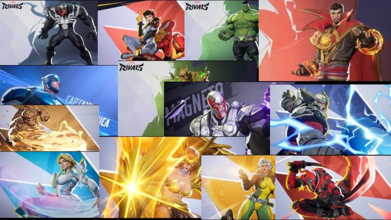 Playing as all marvel rivals characters (tanks/vanguards)