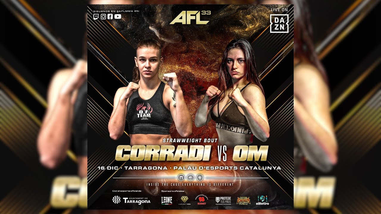 AFL 33 Tarragona | Mariona Om VS Martina Corradi