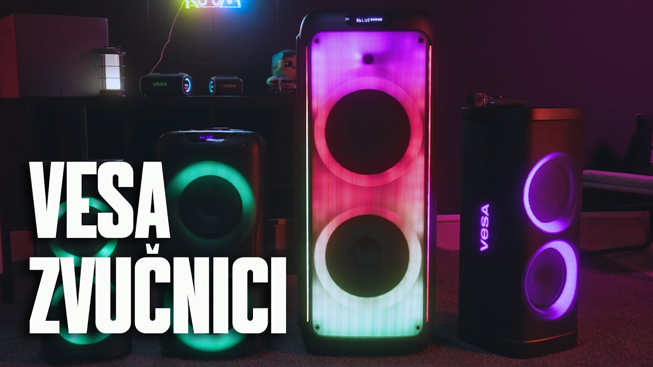 Prenosni zvuk svestranih mogućnosti - VESA bežični zvučnici