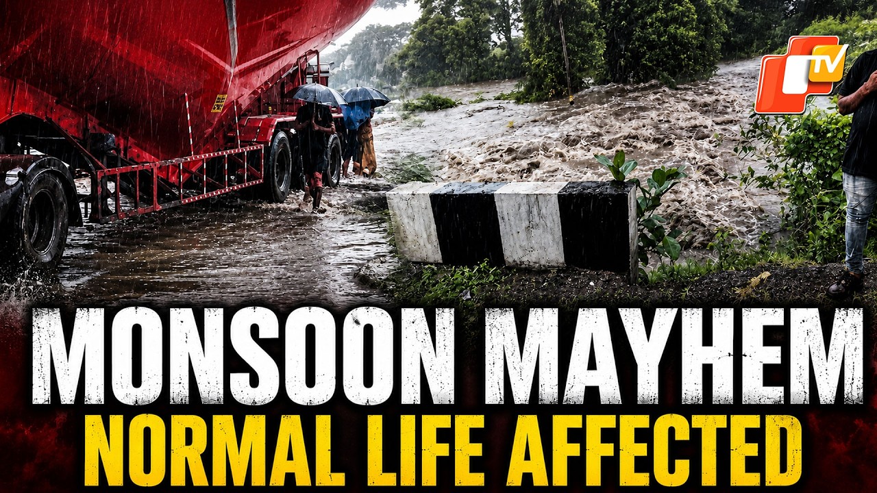 Monsoon Mayhem: Vehicles Stranded As Water Overflows Bridges And Highways In Boudh, Dhenkanal