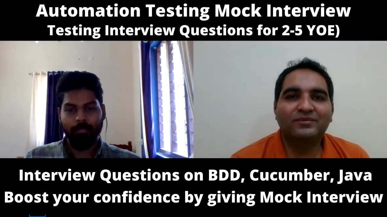 Automation Testing Mock Interview | Automation Testing Interview Questions & Answers