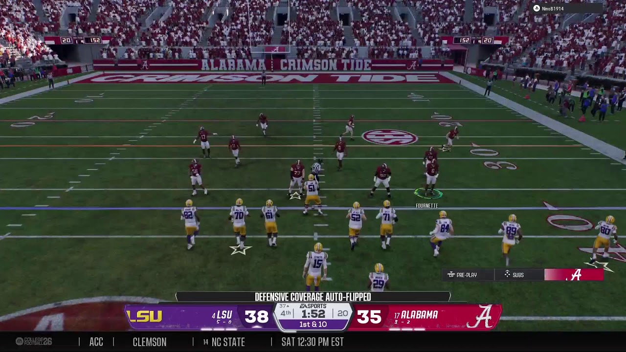Kingsmen Bama vs Lsu