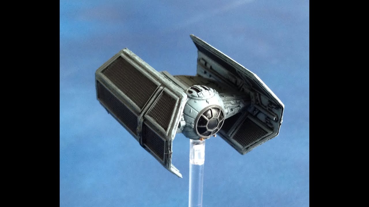 The Cardboard Dungeon: X-Wing Ship Review - TIE Advanced 2.0