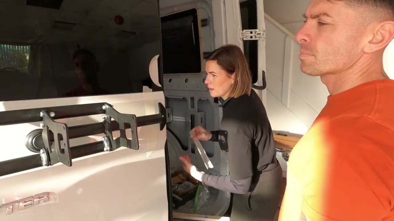 Fitting the Wheeliams Wheel Carrier to our camper van