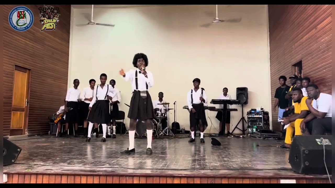 A stunning musical performance by the boys from Gyinyaase || Kumasi High School 🔥🎭