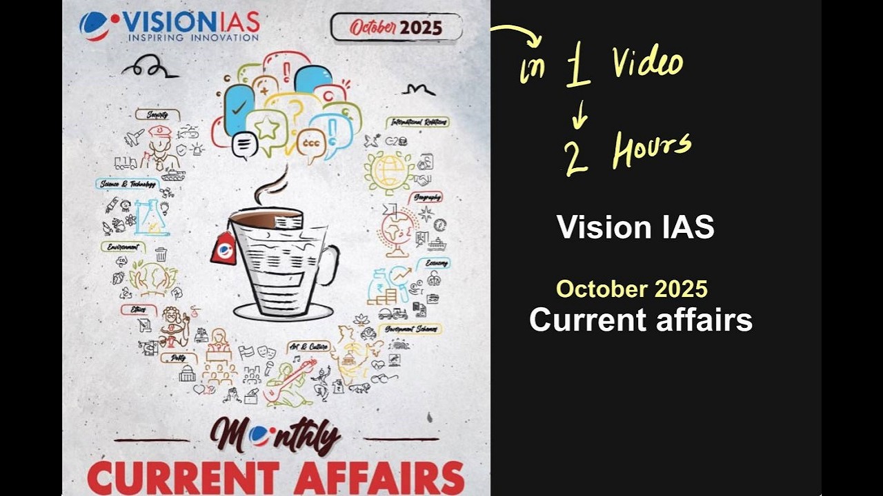 Vision IAS monthly magazine October 2025 | Current affairs for UPSC