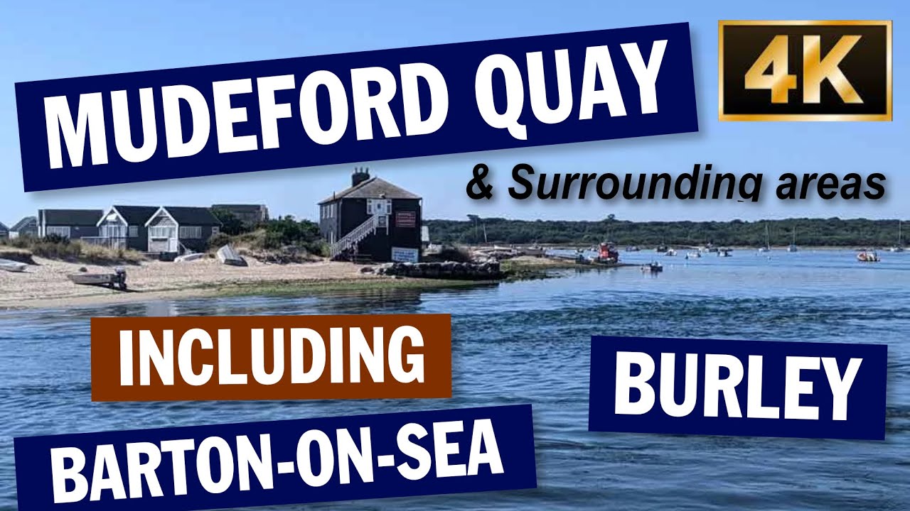 Mudeford Quay & surrounding areas. 4K