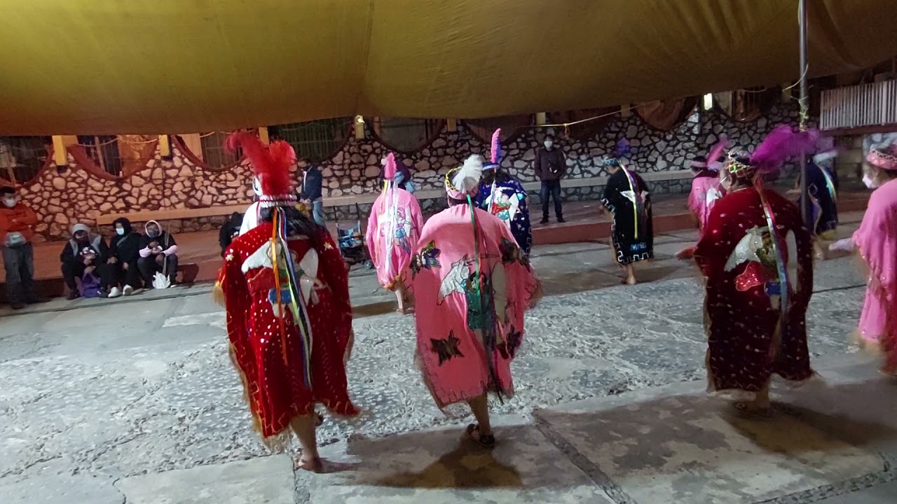 Danza de Aztecas. Nican in tlaltipac. San Miguel Xicalco 2021.