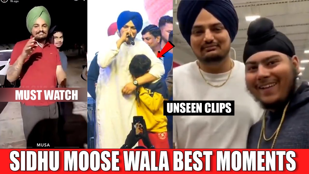 Sidhu Moose Wala Tribute/Best Moments of Life (Before Fame,Fans Moments,Angry on Stage) Msb Facts