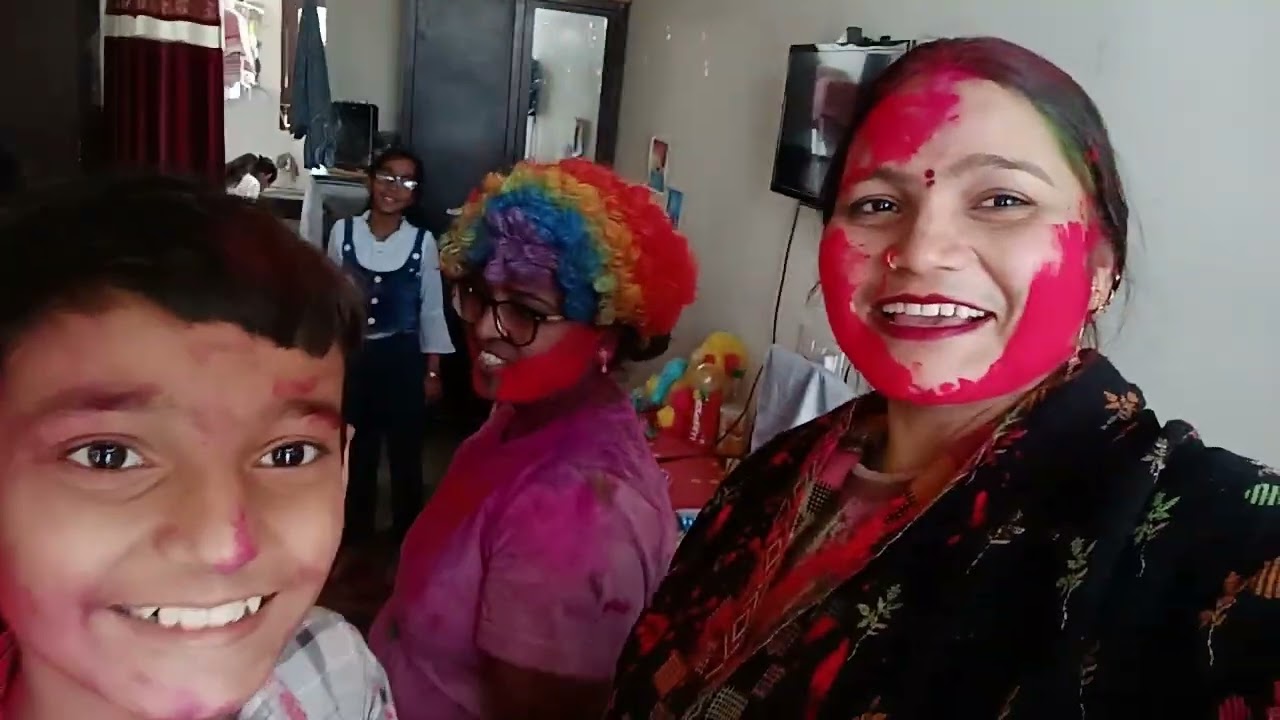 हैप्पी होली🥰 होली का ब्लॉग💞,,,,,,,,,#rekhayadav-u3g