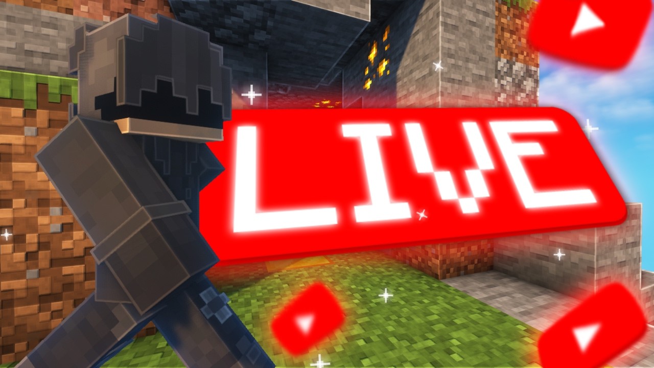 Bedwars em live!! Sorteio?