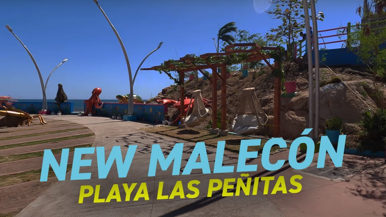 New Malecón at Playa Las Peñitas 🇳🇮 Poneloya León Nicaragua Beach