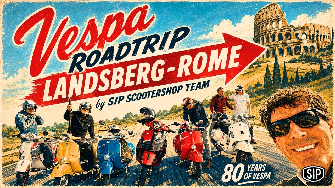 Vespa Roadtrip: 1.200 km nach Rom zum 80. Jubil&auml;um