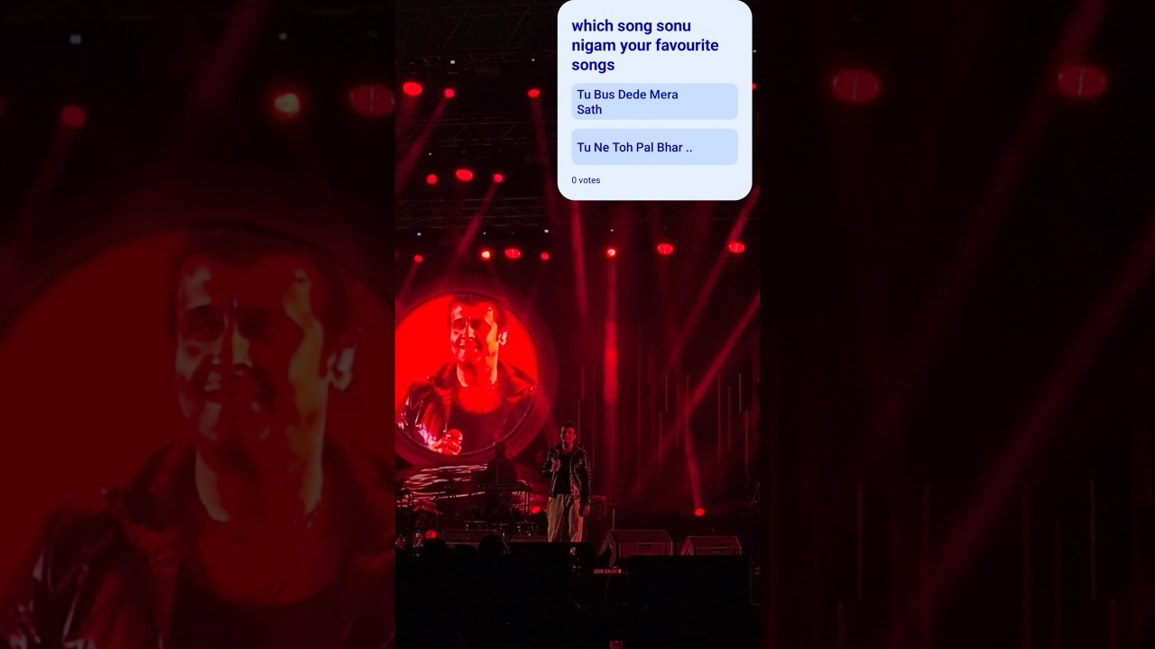 "Sonu Nigam’s Voice = Pure Magic! ✨ Tune Toh Pal Bhar Mein (Live Performance)"