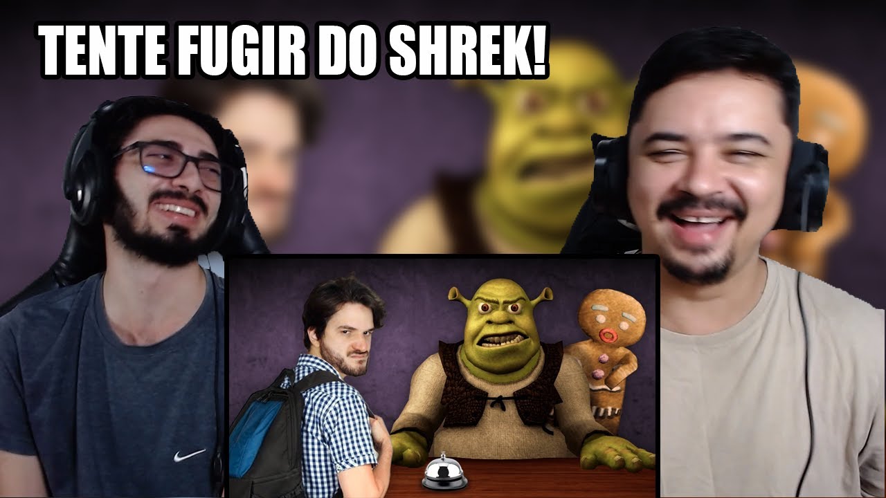 REACT O HOTEL DO SHREK TÁ MAIS BIZARRO DO QUE NUNCA! - Five Nights at Shrek's Hotel 2 | Jazzghost