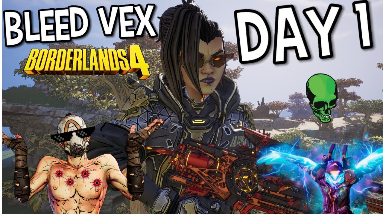 MY WEAPON WENT POOF -ULTIMATE BLEED VEX Funny Moments & Drops Day #1 (Borderlands 4)