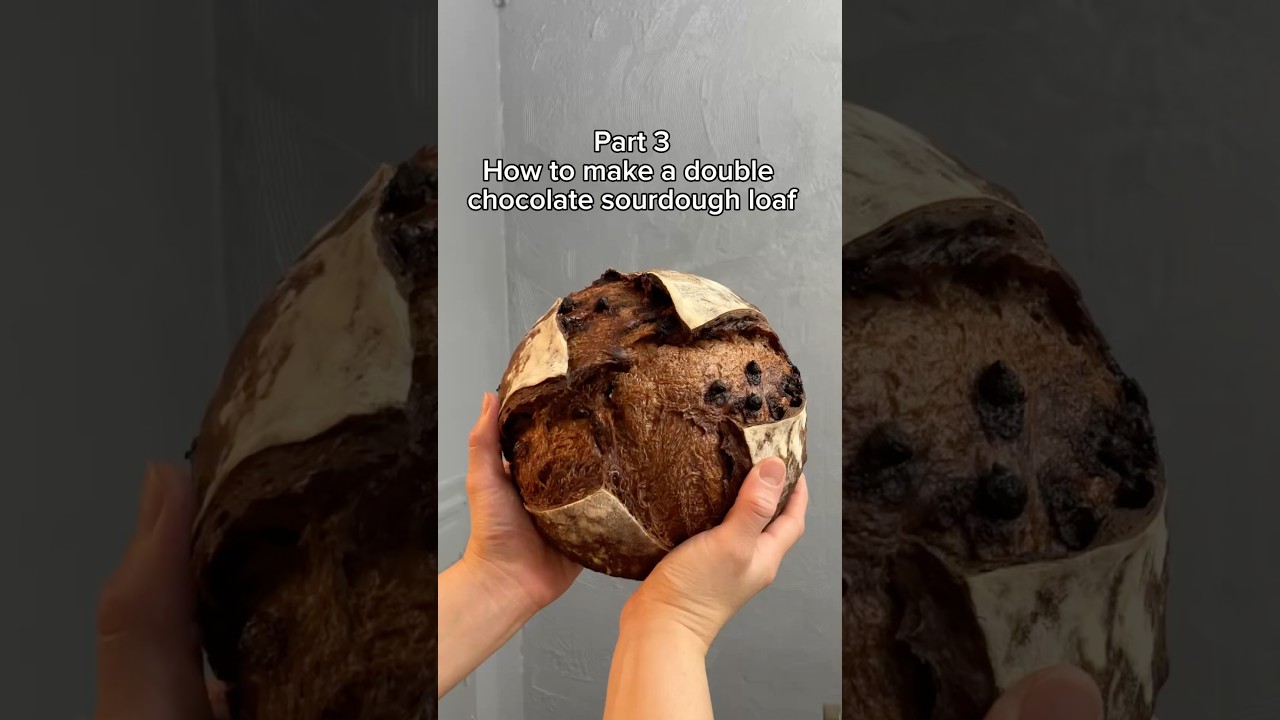 How to make a double chocolate sourdough loaf #sourdough #sourdoughbread #sourdoughforbeginners
