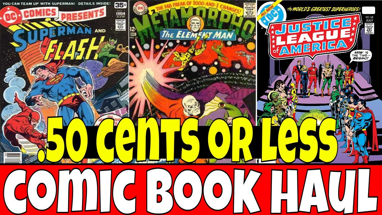 We love COMICS And it doesn't matter how much they cost. New Comic book haul for .50cents