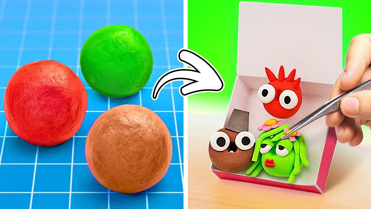 I Made Sprunki Donuts from Clay IRL!🍩😱 Epic DIY Hacks & Wild Craft Fun!