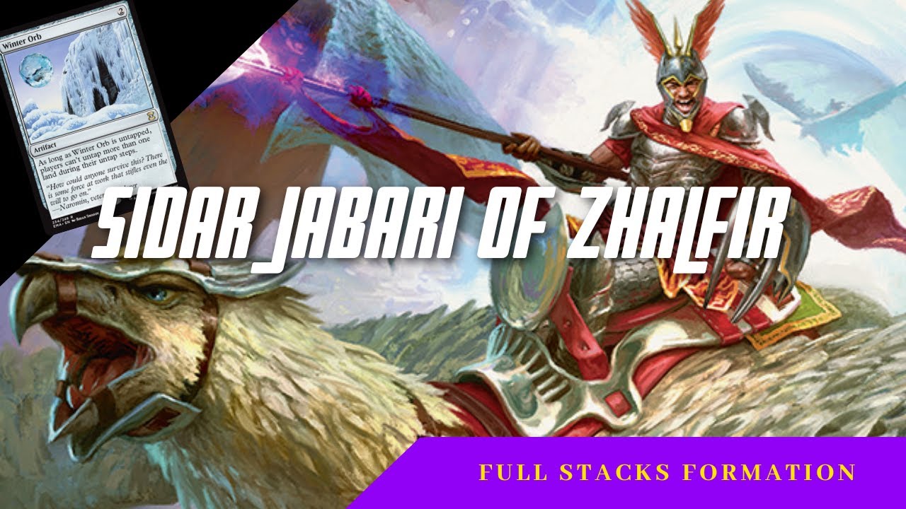 【EDH】威光持ってる騎士だってさ。楽しそうじゃん。ザルファーのシダー・ジャバーリーSidar Jabari of Zhalfir